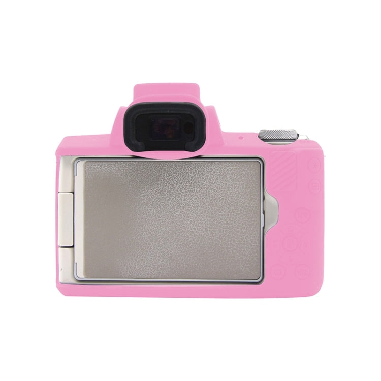 For Canon EOS M50 Mark II / M50 II Soft Silicone Protective Case(Rose Red) - Protective Case by PMC TechLife | Online Shopping South Africa | PMC TechLife | Buy Now Pay Later Mobicred