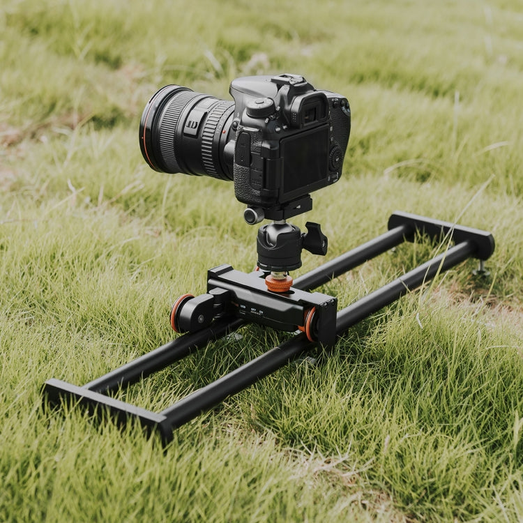 YELANGU L4X-BE YLG1817A 60cm Aluminum Alloy Splicing Slide Rail Track + 3-Wheel Video Pulley Rolling Dolly Car for SLR Cameras / Video Cameras - free shipping - PMC TechLife - Order now!