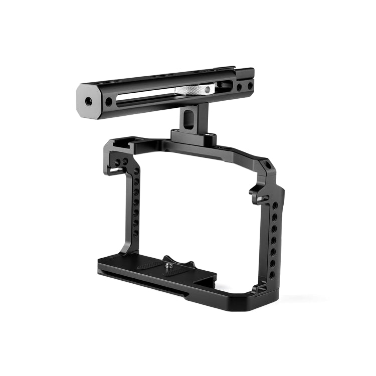 YELANGU C22 YLG0334B Video Camera Cage Stabilizer with Handle for Canon EOS R5/R6 (Black) - free shipping - PMC TechLife - Order now!