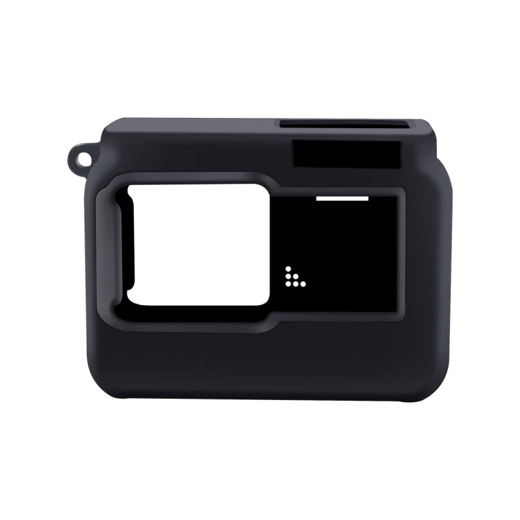 For Insta360 One R Panoramic Camera with Frame Shockproof Silicone Protective Case with Lens Cap Cover(Black) - Case & Bags by PMC TechLife | Online Shopping South Africa | PMC TechLife | Buy Now Pay Later Mobicred