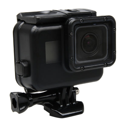 2 in 1 for GoPro HERO5 Touch Screen Back Cover + 45m Waterproof Housing Protective Case(No Need to Disassemble Lens When Installed) with Buckle Basic Mount & Lead Screw(Black) - Waterproof Cases by PMC Jewellery | Online Shopping South Africa | PMC Jewellery | Buy Now Pay Later Mobicred