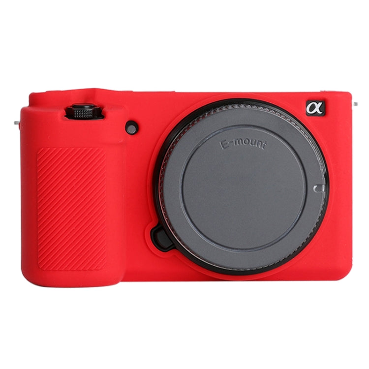 For Sony ZV-E10 Soft Silicone Protective Case (Red) - Protective Case by PMC TechLife | Online Shopping South Africa | PMC TechLife