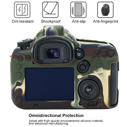 For Canon EOS 7D Mark II Soft Silicone Protective Case (Camouflage) - Protective Case by PMC Jewellery | Online Shopping South Africa | PMC Jewellery | Buy Now Pay Later Mobicred