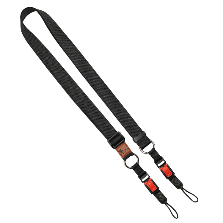 XJ03 Camera Shoulder Hanging Neck Strap(Black) - Camera Strap by PMC TechLife | Online Shopping South Africa | PMC TechLife | Buy Now Pay Later Mobicred