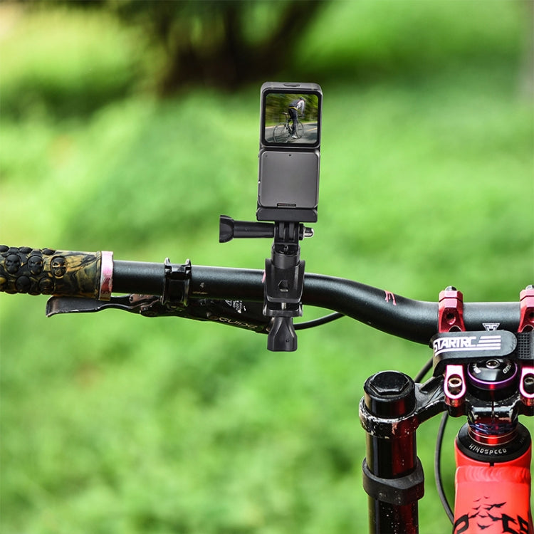 STARTRC Upgrade Bike Handlebar Fixed Mount Holder For DJI Action 3 / Action 2 / OSMO Action (Black) - free shipping - PMC TechLife - Order now!