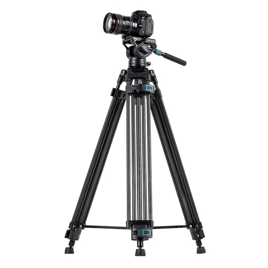 Fotopro DV-3C Heavy Duty Fluid Head Carbon Fiber Video Tripod (Black) - Tripods by Fotopro | Online Shopping South Africa | PMC Jewellery | Buy Now Pay Later Mobicred