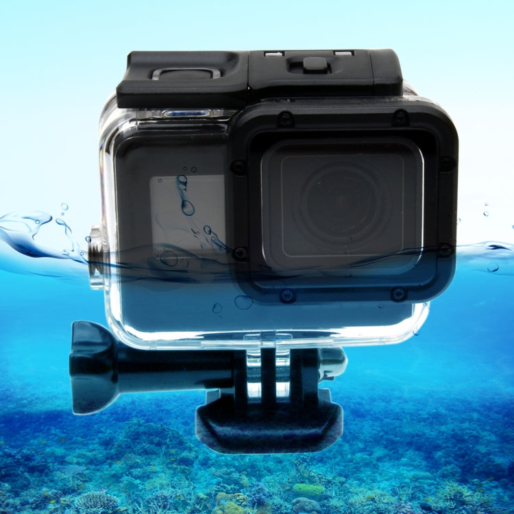 For GoPro  NEW HERO /HERO6   /5  30m Waterproof Housing Protective Case + Hollow Back Cover with Buckle Basic Mount & Screw, No Need to Disassemble Lens(GP413) - Waterproof Cases by PMC Jewellery | Online Shopping South Africa | PMC Jewellery | Buy Now Pay Later Mobicred