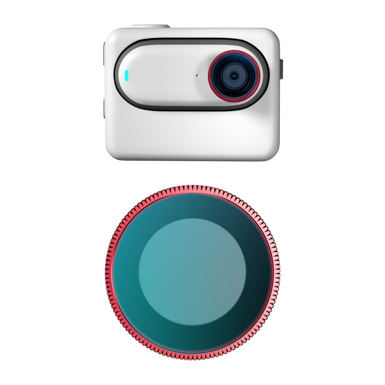 For Insta360 GO 3S STARTRC MCUV Camera Lens Filter (Black Red) - free shipping - PMC TechLife - Order now!