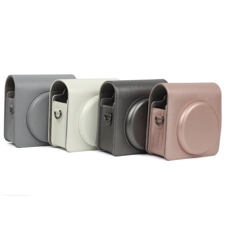 Pearly Lustre PU Leather Case Bag for FUJIFILM Instax SQUARE SQ6 Camera, with Adjustable Shoulder Strap(Black) - free shipping - PMC TechLife - Order now!