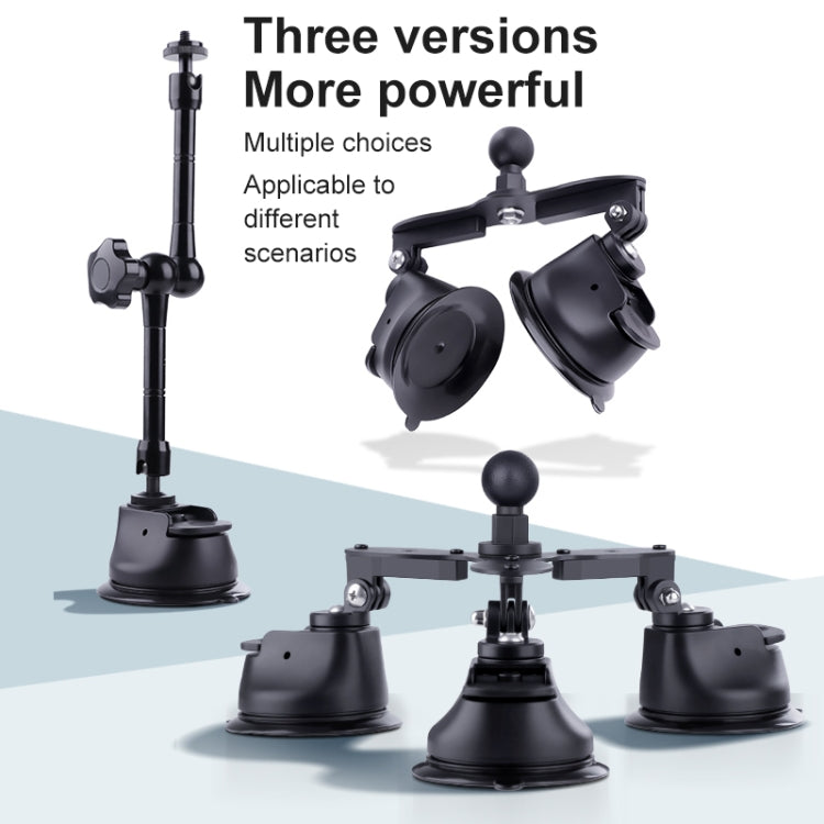 Single Suction Cup Articulating Friction Magic Arm Camera Mount (Black) - free shipping - PMC TechLife - Order now!