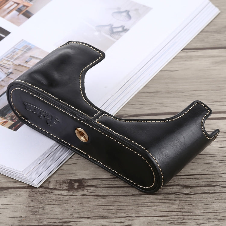1/4 inch Thread PU Leather Camera Half Case Base for Leica M9 (Black) - free shipping - PMC TechLife - Order now!