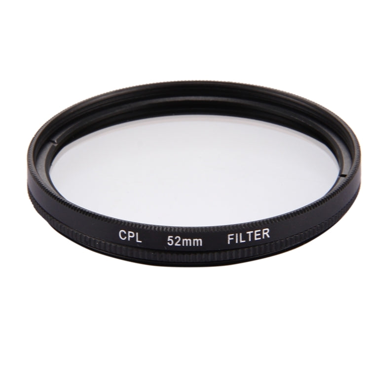 52mm 3 in 1 Round Circle CPL Lens Filter with Cap for GoPro HERO7 Black/6 /5 - Lens Filter by JSR | Online Shopping South Africa | PMC Jewellery | Buy Now Pay Later Mobicred