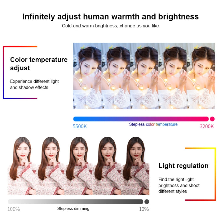 TRIOPO TTV-600 36+36W 5500-3200K 600 LEDs Flat Fill Light with Remote Control & Display - free shipping - PMC Jewellery - Order now!
