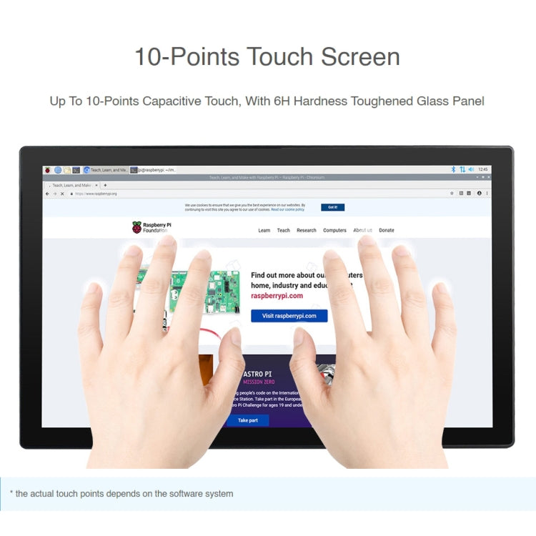 WAVESHARE Mini-Computer Powered by Raspberry Pi CM4 Touch Screen(EU Plug) - free shipping - PMC Jewellery - Order now!