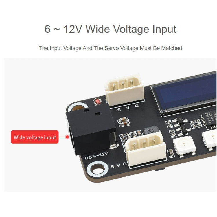 Waveshare ESP32 Servo Driver Expansion Board, Built-In WiFi and BT - Modules Expansions Accessories by WAVESHARE | Online Shopping South Africa | PMC TechLife | Buy Now Pay Later Mobicred