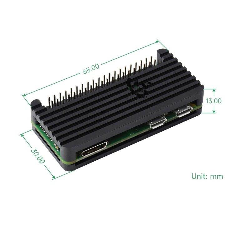 Waveshare Aluminum Alloy Protection Case for Raspberry Pi Zero Series, Fits Zero / Zero 2 W - Other Accessories by WAVESHARE | Online Shopping South Africa | PMC TechLife | Buy Now Pay Later Mobicred