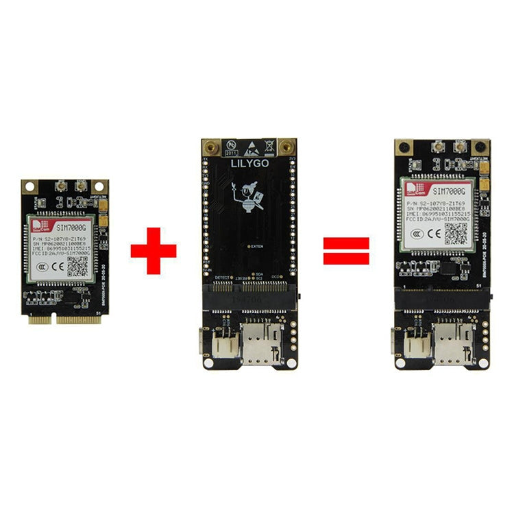 TTGO T-PCIE ESP32-WROVER-B AXP192 Chip WiFi Bluetooth Nano Card SIM Series Module Hardware Composable Development Board, SIM7600A-PCIE - Module by TTGO | Online Shopping South Africa | PMC Jewellery | Buy Now Pay Later Mobicred