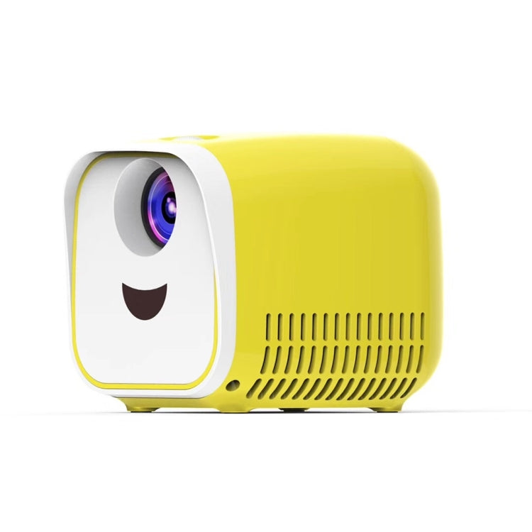 L1 Children Projector Mini LED Portable Home Speaker Projector, AU Plug(Yellow) - LED Projector by PMC Jewellery | Online Shopping South Africa | PMC Jewellery | Buy Now Pay Later Mobicred