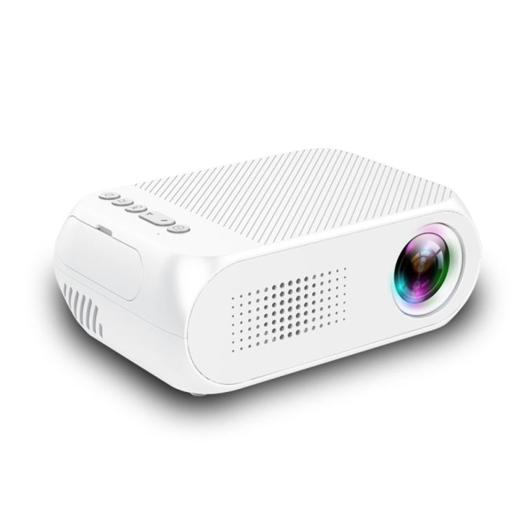 YG320 320*240 Mini LED Projector Home Theater, Support HDMI & AV & SD & USB(White) - Mini Projector by PMC Jewellery | Online Shopping South Africa | PMC Jewellery | Buy Now Pay Later Mobicred