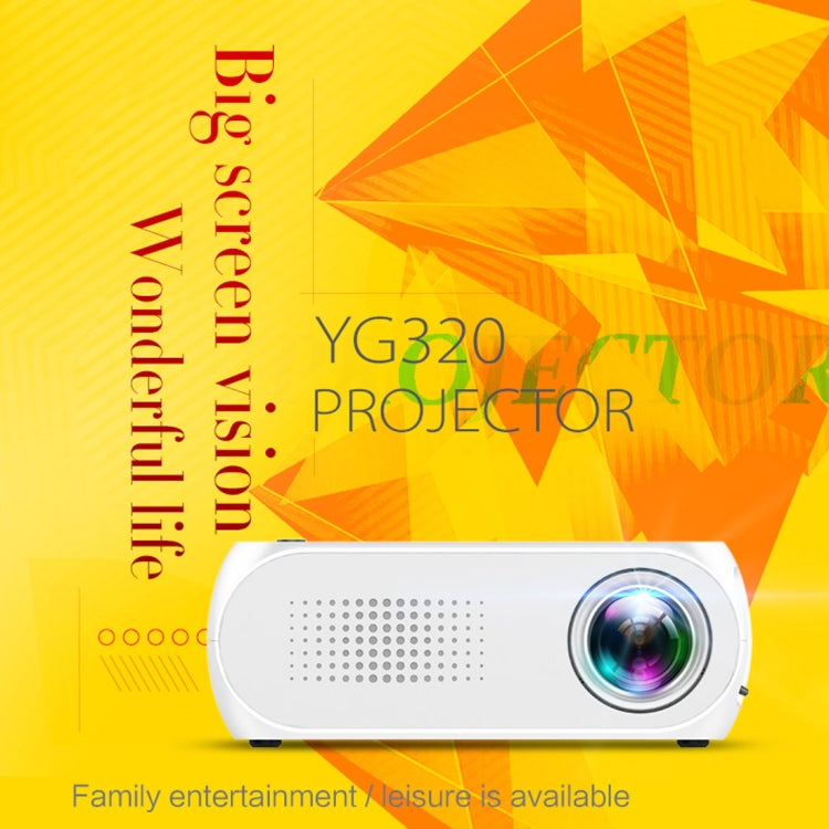 YG320 320*240 Mini LED Projector Home Theater, Support HDMI & AV & SD & USB(Silver) - Mini Projector by PMC Jewellery | Online Shopping South Africa | PMC Jewellery | Buy Now Pay Later Mobicred