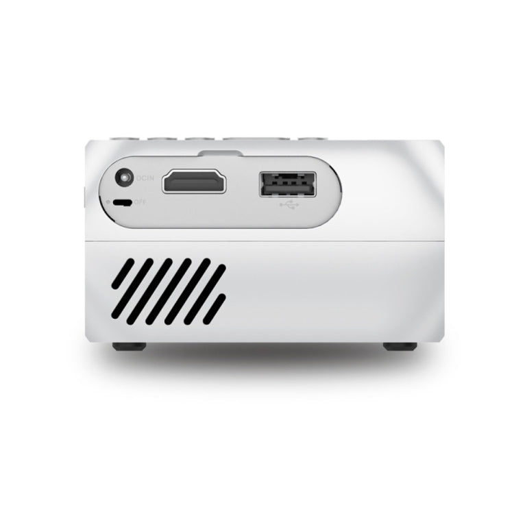 YG320 320*240 Mini LED Projector Home Theater, Support HDMI & AV & SD & USB (White) - Mini Projector by PMC Jewellery | Online Shopping South Africa | PMC Jewellery | Buy Now Pay Later Mobicred