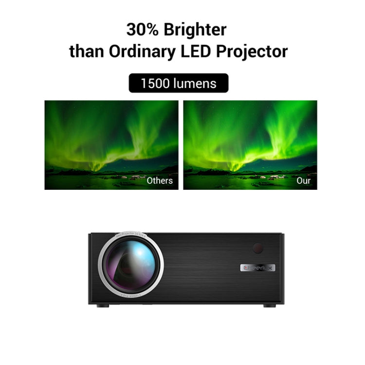 Cheerlux C7 1800 Lumens 800 x 480 720P 1080P HD Smart Projector, Support HDMI / USB / VGA / AV / SD(White) - LED Projector by Cheerlux | Online Shopping South Africa | PMC Jewellery | Buy Now Pay Later Mobicred