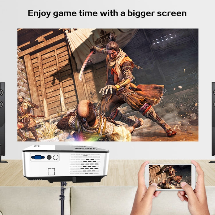 Cheerlux C9 1920x1080P HD Android Smart Projector, Support HDMI x 2 / USB x 2 / VGA / AV(Black) - LED Projector by Cheerlux | Online Shopping South Africa | PMC TechLife | Buy Now Pay Later Mobicred