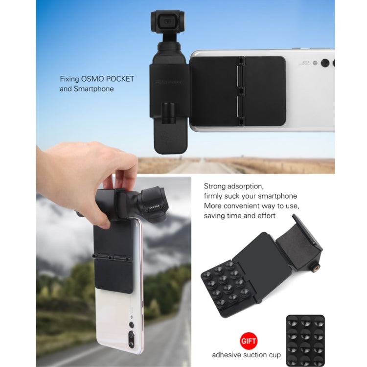 Sunnylife OP-ZJ060 Folding Sucker Holder for DJI OSMO Pocket - Mount & Holder by Sunnylife | Online Shopping South Africa | PMC Jewellery | Buy Now Pay Later Mobicred