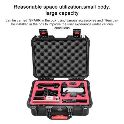 PGYTECH P-SP-101 Shockproof Waterproof Explosion-proof Hard Box Carrying Case for DJI Shark (Black) - Backpacks & Bags by PGYTECH | Online Shopping South Africa | PMC Jewellery | Buy Now Pay Later Mobicred