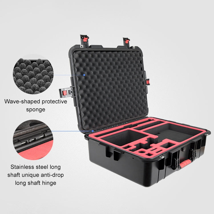 PGYTECH P-RH-001 Shockproof Waterproof Explosion-proof Hard Box Carrying Case for DJI Ronin-S, Size: 63.4x50.3cm(Black) -  by PGYTECH | Online Shopping South Africa | PMC Jewellery | Buy Now Pay Later Mobicred