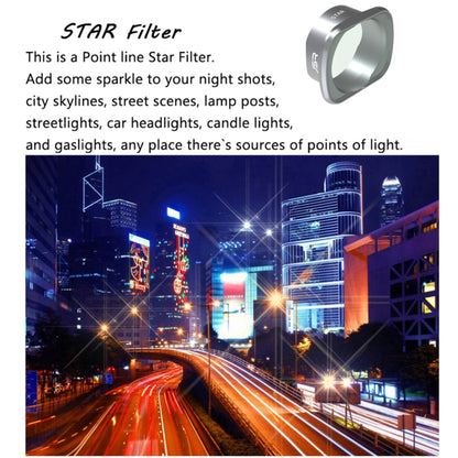 JSR STAR Effect Lens Filter for DJI FPV, Aluminum Alloy Frame - Lens Accessories by JSR | Online Shopping South Africa | PMC Jewellery | Buy Now Pay Later Mobicred