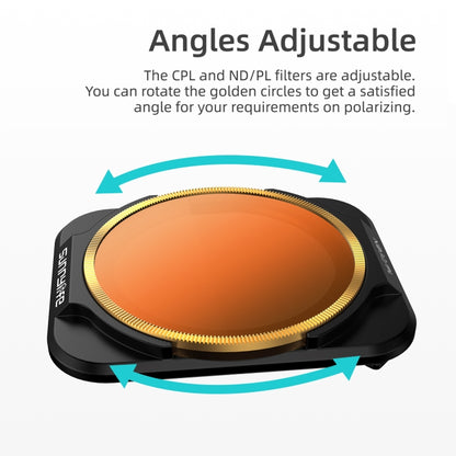 Sunnylife A2S-FI9345 3 in 1 CPL+ND8+ND16 Lens Filter for DJI Air 2S - Mavic Lens Filter by Sunnylife | Online Shopping South Africa | PMC Jewellery | Buy Now Pay Later Mobicred