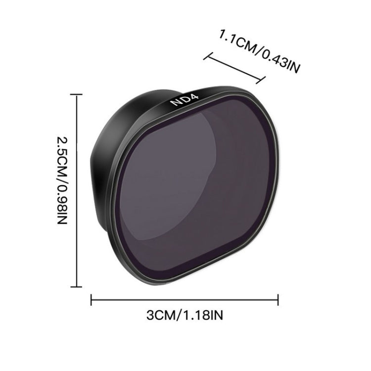 RCSTQ ND4 Drone Lens Filter for DJI FPV - Lens Accessories by RCSTQ | Online Shopping South Africa | PMC Jewellery | Buy Now Pay Later Mobicred