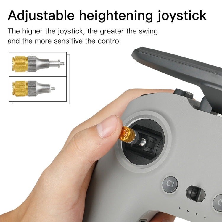 RCSTQ Two-color Retractable Thumb Rocker Joystick for DJI FPV Combo Drone Remote Control - free shipping - PMC TechLife - Order now!