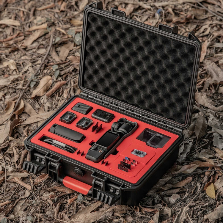 For DJI Osmo Pocket 3 STARTRC Waterproof PP Full Kit Suitcase Storage Box (Black) - Case & Bags by STARTRC | Online Shopping South Africa | PMC TechLife | Buy Now Pay Later Mobicred