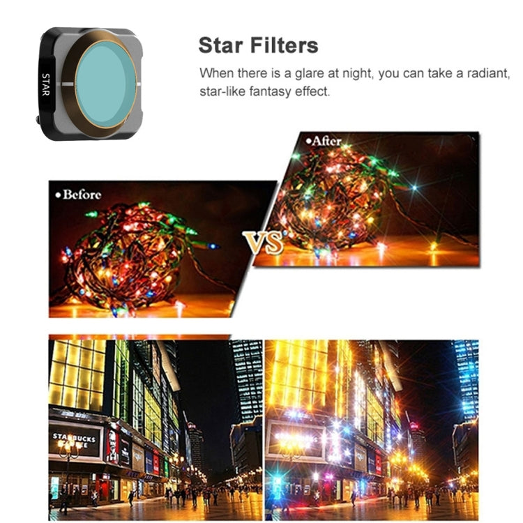 JSR Drone STAR Effect Lens Filter for DJI MAVIC Air 2 - Mavic Lens Filter by JSR | Online Shopping South Africa | PMC Jewellery | Buy Now Pay Later Mobicred