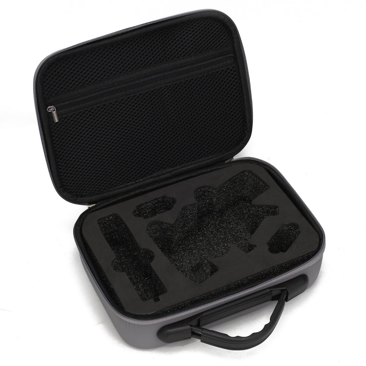 Diamond Texture Shockproof PU Portable Safety Protective Box Storage Bag for DJI Osmo Mobile 4(Grey) -  by PMC TechLife | Online Shopping South Africa | PMC TechLife | Buy Now Pay Later Mobicred