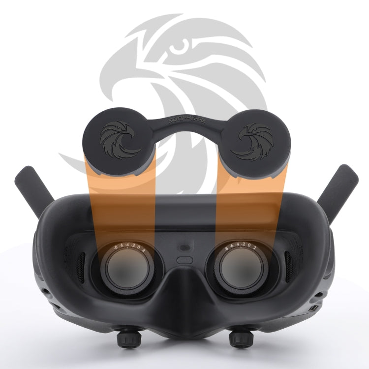 For DJI Goggles 2 / Goggles 3 Lens Cover Dust-proof VR Lens Silicone Case Soft Protector (Black) -  by Sunnylife | Online Shopping South Africa | PMC Jewellery | Buy Now Pay Later Mobicred