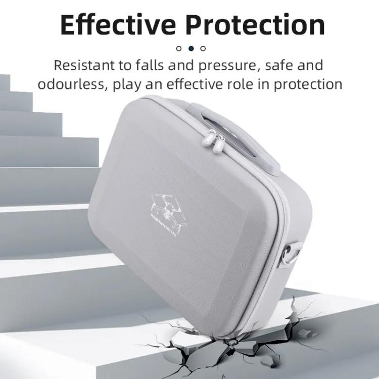 For DJI Mini 4 Pro BRDRC Shoulder Drone Remote Control Storage Carrying Bag (Grey) - free shipping - PMC TechLife - Order now!