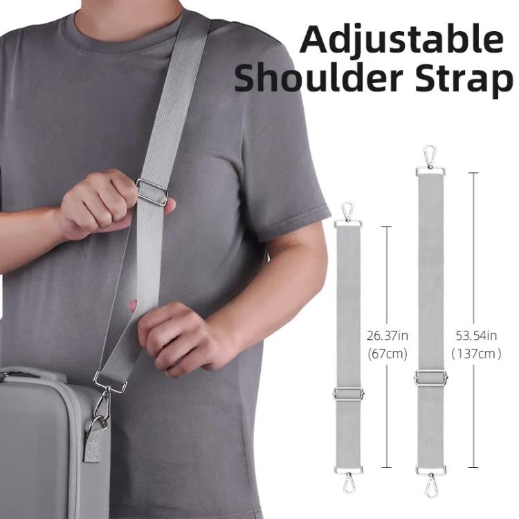 For DJI Mini 4 Pro BRDRC Shoulder Drone Remote Control Storage Carrying Bag (Grey) - free shipping - PMC TechLife - Order now!