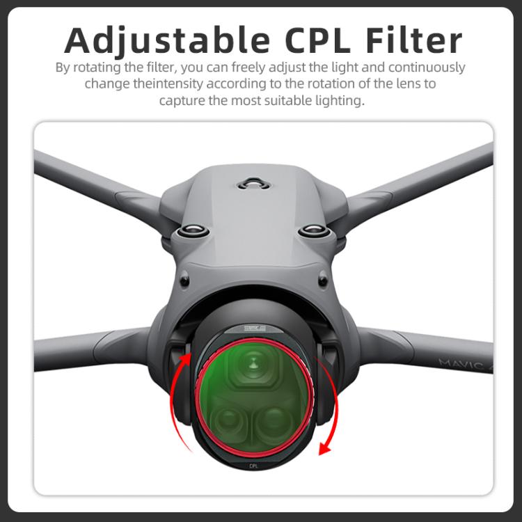 For DJI Mavic 4 Pro STARTRC 4 in 1 CPL ND8 ND32 ND64 Lens Filter Kit - free shipping - PMC TechLife - Order now!