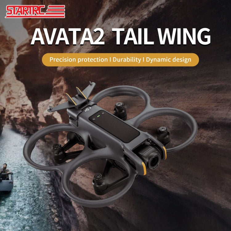 For DJI Avata 2 STARTRC Battery Quick-release Flying Tail Cover (Black) -  by STARTRC | Online Shopping South Africa | PMC Jewellery | Buy Now Pay Later Mobicred