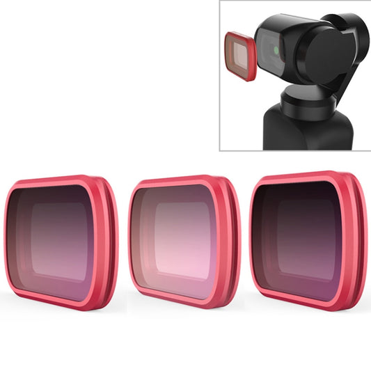 3 PCS PGYTECH P-18C-015 Gradient Dimming Suit Profession Diving Color Lens Filter for DJI Osmo Pocket - Lens Accessories by PGYTECH | Online Shopping South Africa | PMC Jewellery | Buy Now Pay Later Mobicred