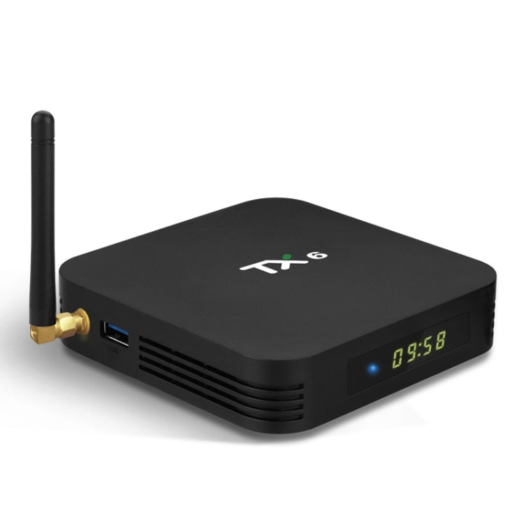 TX6 HD TV Box Media Player, Android 7.1 / 9.0 System, Allwinner H6, up to 1.5GHz, Quad-core ARM Cortex-A53, 2GB + 16GB, Support Bluetooth, WiFi, RJ45, EU Plug - Allwinner H6 by PMC Jewellery | Online Shopping South Africa | PMC Jewellery | Buy Now Pay Later Mobicred