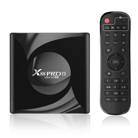 X88 Pro 13 Android 13.0 Smart TV Box with Remote Control, RK3528 Quad-Core, 2GB+16GB (UK Plug) - Others by PMC Jewellery | Online Shopping South Africa | PMC Jewellery | Buy Now Pay Later Mobicred