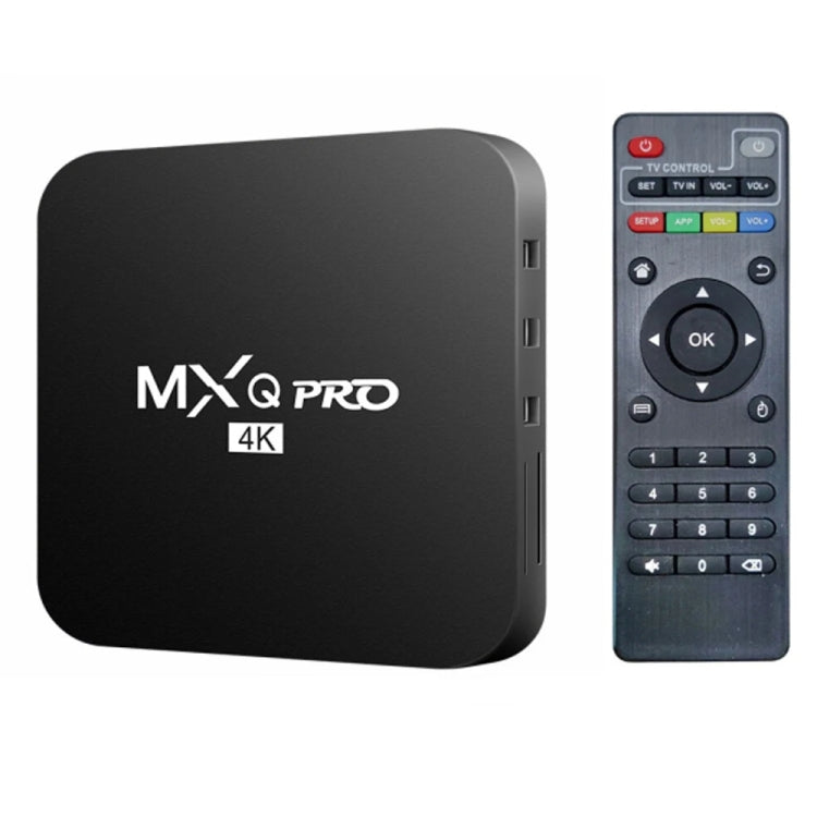 MXQ Pro 4K TV Box Rockchip RK3228A Quad Core CPU Android 7.1, 1GB+8GB wtih Remote Control, US Plug - RK3228A by PMC Jewellery | Online Shopping South Africa | PMC Jewellery | Buy Now Pay Later Mobicred