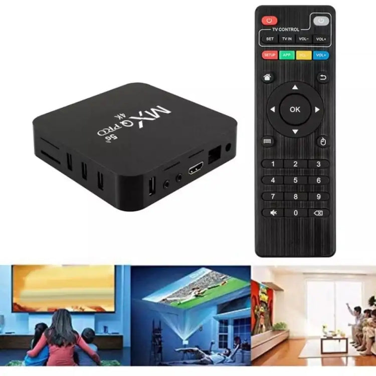 MXQ Pro 4K TV Box Rockchip RK3228A Quad Core CPU Android 7.1, 1GB+8GB wtih Remote Control, UK Plug - RK3228A by PMC Jewellery | Online Shopping South Africa | PMC Jewellery | Buy Now Pay Later Mobicred