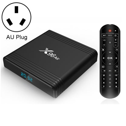 X96 Air 8K Smart TV BOX Android 9.0 Media Player with Remote Control, Quad-core Amlogic S905X3, RAM: 4GB, ROM: 64GB, Dual Band WiFi, Bluetooth, AU Plug - Amlogic S905 by PMC Jewellery | Online Shopping South Africa | PMC Jewellery | Buy Now Pay Later Mobicred