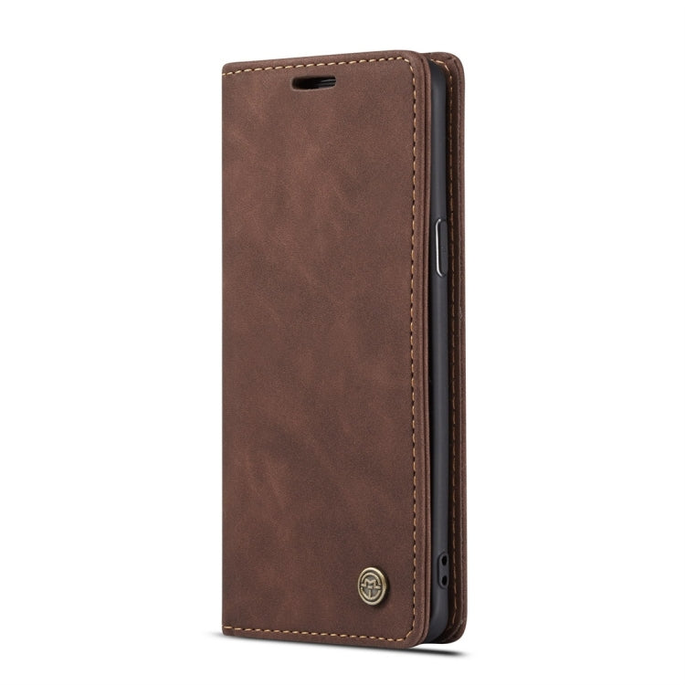 CaseMe-013 Multifunctional Retro Frosted Horizontal Flip Leather Case with Card Slot & Holder & Wallet for Galaxy S9(Coffee) - Galaxy Phone Cases by CaseMe | Online Shopping South Africa | PMC Jewellery | Buy Now Pay Later Mobicred