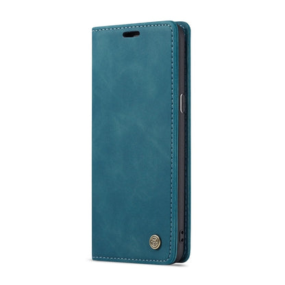 CaseMe-013 Multifunctional Retro Frosted Horizontal Flip Leather Case with Card Slot & Holder & Wallet for Galaxy S9 Plus(Blue) - Galaxy Phone Cases by CaseMe | Online Shopping South Africa | PMC Jewellery | Buy Now Pay Later Mobicred